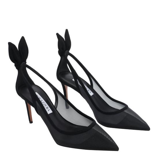 26FW 아쿠아주라 힐/펌프스 DENMIDP1 FMD000 Black - AQUAZZURA