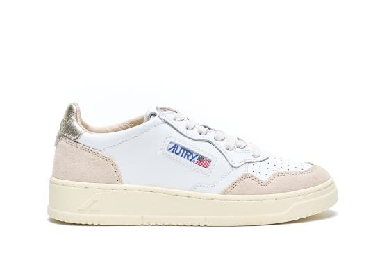 26FW 오트리 메달리스트 로우 레더 스니커즈 AULW LS75 WHITE