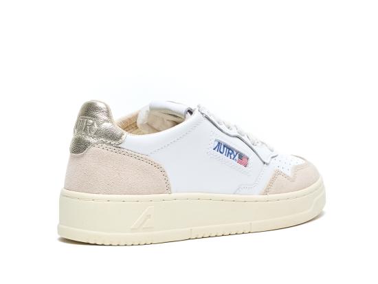 26FW 오트리 메달리스트 로우 레더 스니커즈 AULW LS75 WHITE - AUTRY