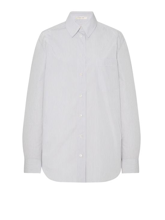 26SS 더로우 Gavina 셔츠 10477 W4591 WBS WHITE BLUE STRIPE