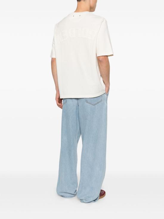 26FW 골든구스 반팔 티셔츠 GUP01873 P00157611560 Bianco - GOLDEN GOOSE