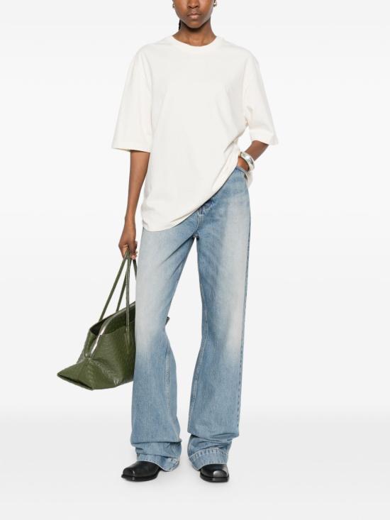 26FW 골든구스 반팔 티셔츠 GUP01873 P00157611560 Bianco - GOLDEN GOOSE