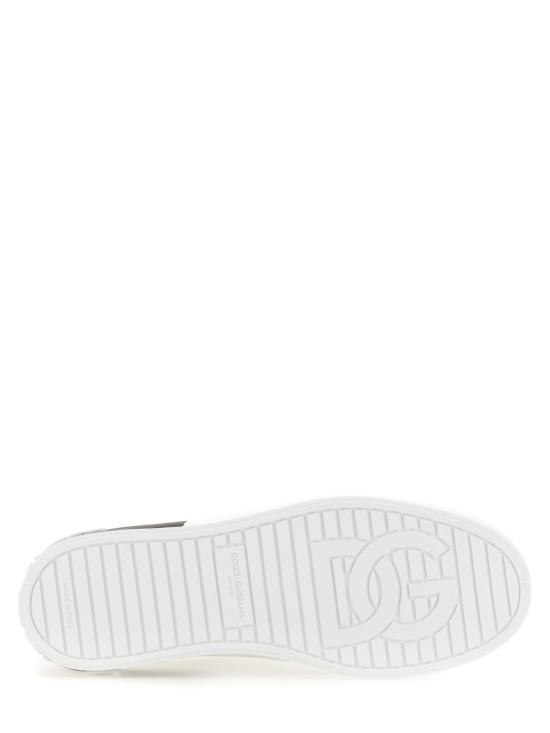 26FW 돌체앤가바나 카프스킨 나파 포르토피노 스니커즈 CS2216 AH52689697 Bianco - DOLCE & GABBANA