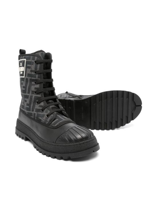 26SS [키즈] 펜디 미들 부츠 JMR464 AQ6VF1NJL Nero - FENDI