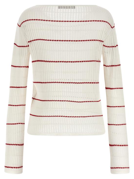 26SS 막스마라 스튜디오 스웨터 2616361061600012 White - MAX MARA STUDIO