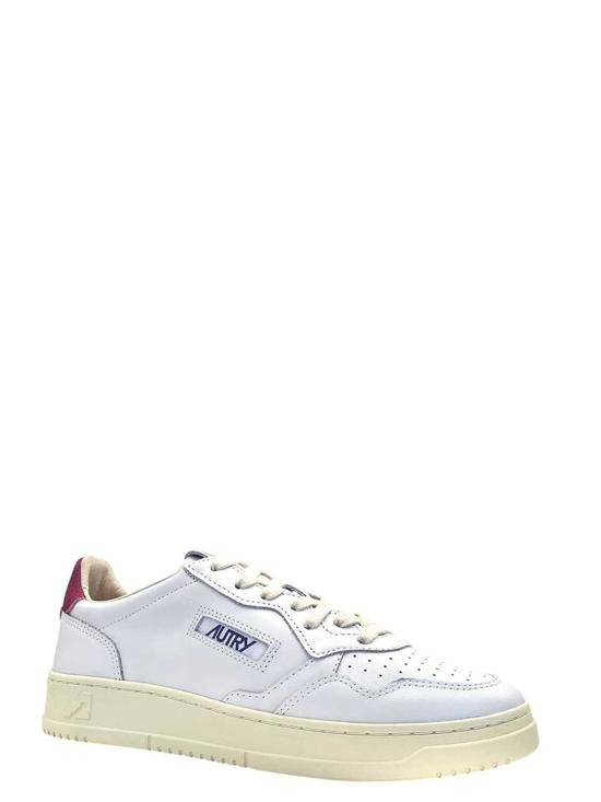 26FW 오트리 메달리스트 로우 스니커즈 AULMBJ01 LEA SUELOGO WHT DEEPCLARET BJ01 - AUTRY