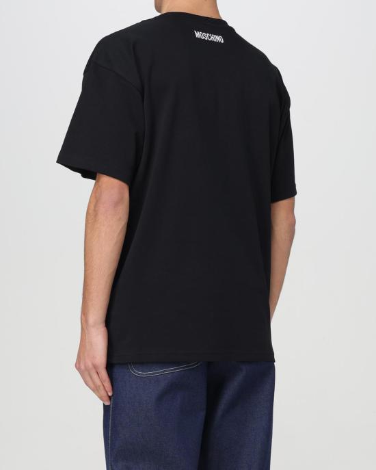  모스키노 반팔 티셔츠 0778 2242 1555 NERO - MOSCHINO