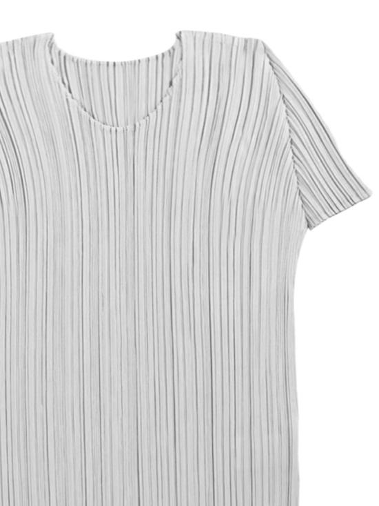 26SS 플리츠플리즈 반팔 티셔츠 PP66JK14111 COOL GRAY DOM - PLEATS PLEASE