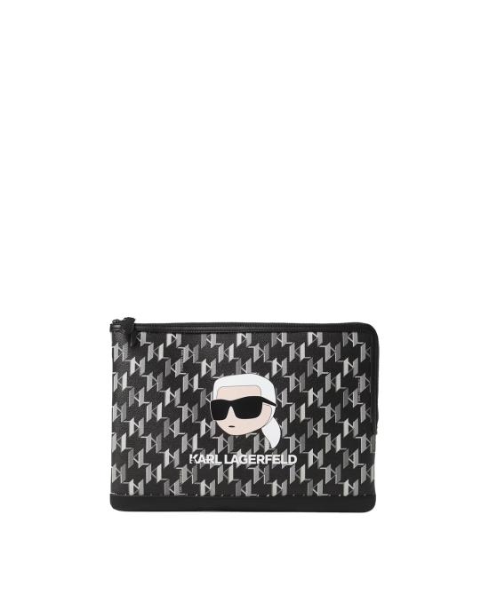  칼라거펠트 클러치/파우치 235W3258 998 black white NERO BIANCO