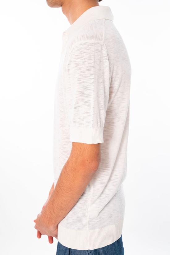 26SS 다니엘피에솔리 폴로 티셔츠 4101 0100 White - DANIELE FIESOLI