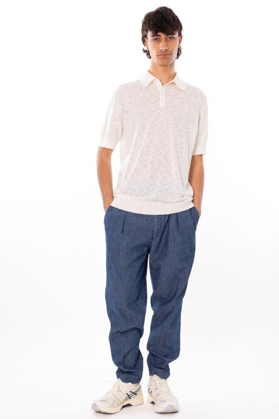 26SS 다니엘피에솔리 폴로 티셔츠 4101 0100 White - DANIELE FIESOLI