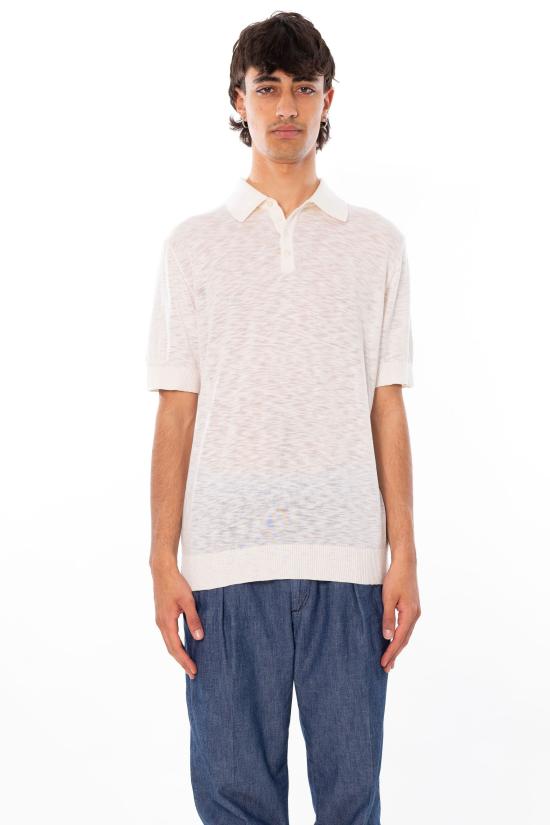 26SS 다니엘피에솔리 폴로 티셔츠 4101 0100 White