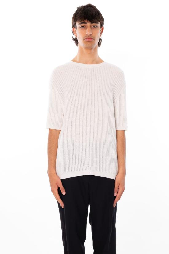 26SS 다니엘피에솔리 반팔 티셔츠 3076 0001 White