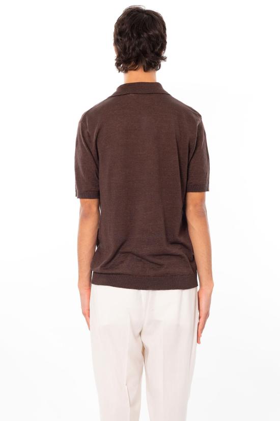 26SS 다니엘피에솔리 폴로 티셔츠 490 0033 Brown - DANIELE FIESOLI