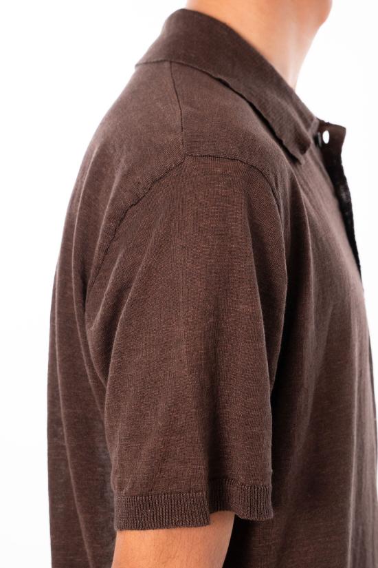 26SS 다니엘피에솔리 폴로 티셔츠 490 0033 Brown - DANIELE FIESOLI