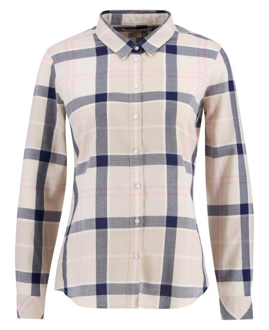 26SS 바버 셔츠 LSH1353 LSH PI55 Cherry blossom tartan