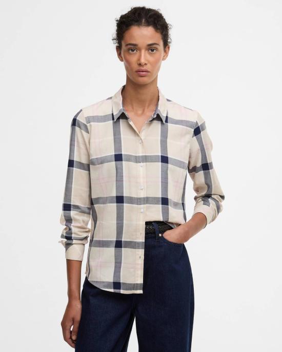 26SS 바버 셔츠 LSH1353 LSH PI55 Cherry blossom tartan - BARBOUR