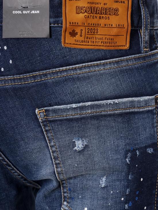  디스퀘어드2 데님 팬츠 S71LB1279 S30789470 NAVY BLUE - DSQUARED2