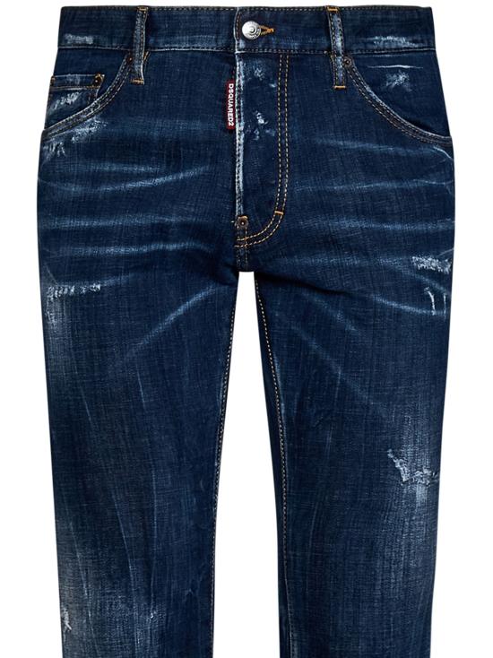  디스퀘어드2 데님 팬츠 S71LB1264 S30342470 NAVY BLUE - DSQUARED2