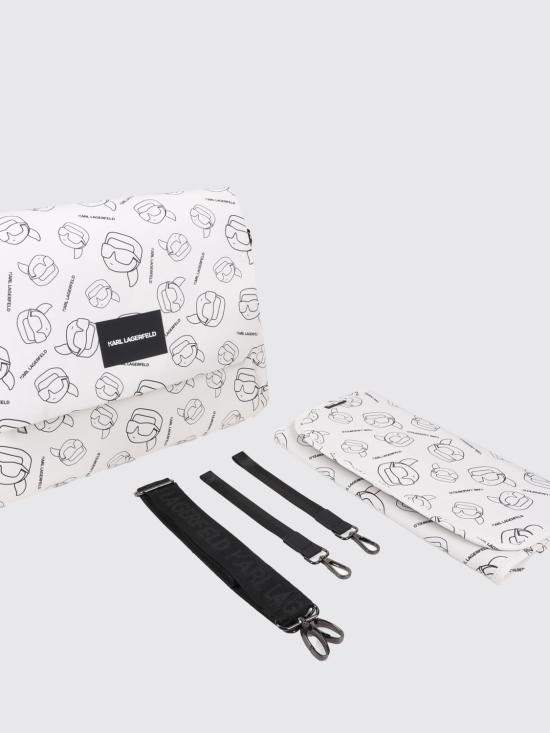 26SS [키즈] 칼라거펠트 숄더백 Z31259 195 Beige - KARL LAGERFELD