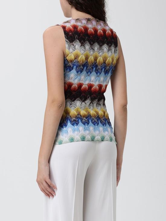 26SS 미소니 민소매 티셔츠 DS26SK13BR015J SMSNV Fa01 - MISSONI