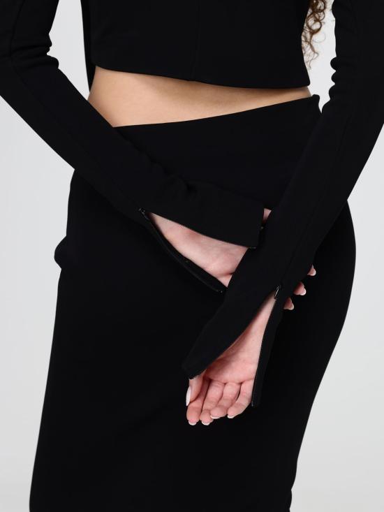 26SS 스포트막스 롱 원피스 2612621041600 003 Black - SPORTMAX