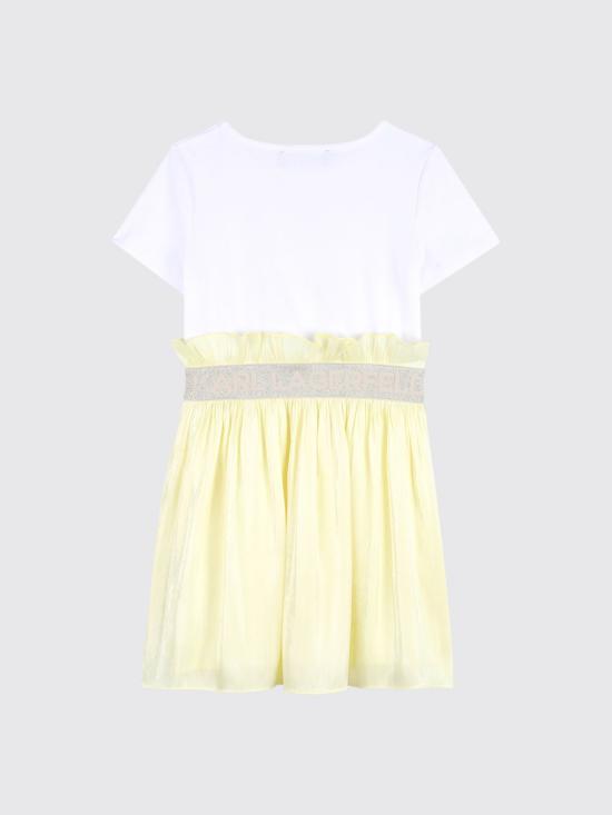 26SS [키즈] 칼라거펠트 원피스 Z31146 T01 Yellow - KARL LAGERFELD