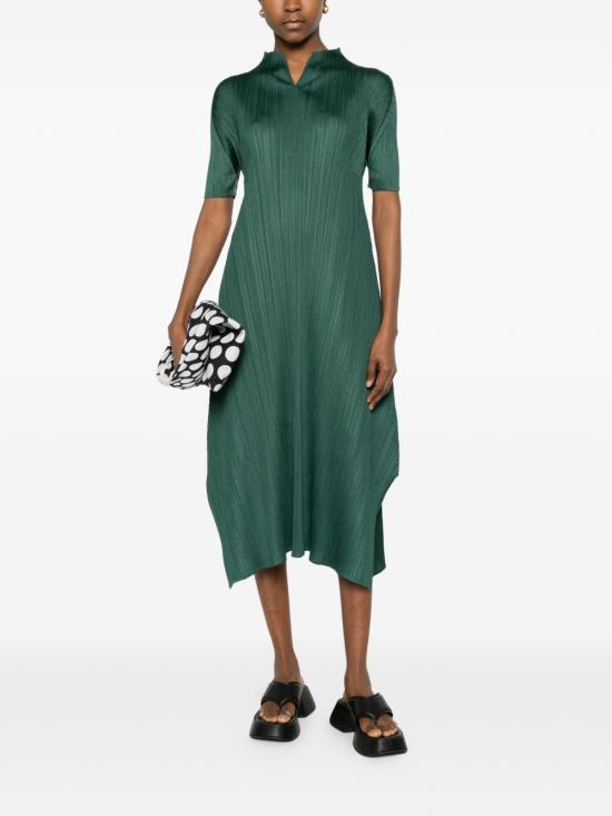 26SS 플리츠플리즈 먼슬리 컬러 March 원피스 PP66JH13667 GRASS GREEN DOM