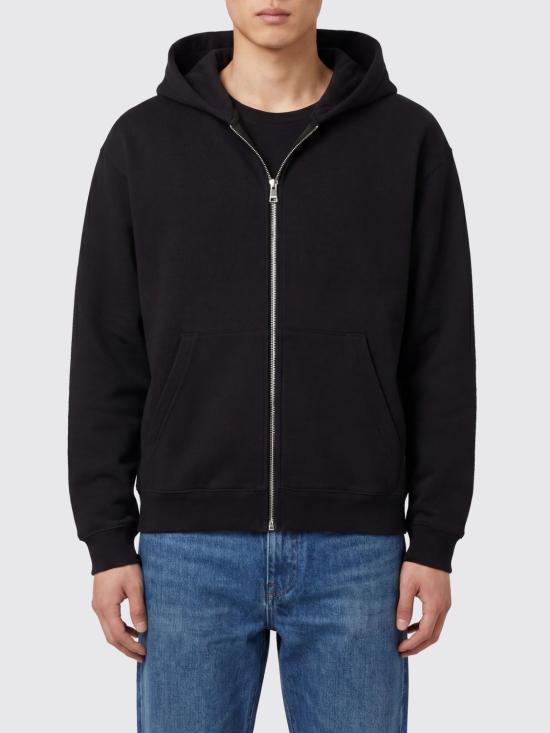 26SS 구찌 로고 프린트 캐시미어 블렌드 집 자켓 864623XJHT8 1152 Black
