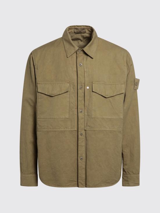 26SS 스톤 아일랜드 긴팔 셔츠 1200012S0F36 V0098 Beige - STONE ISLAND