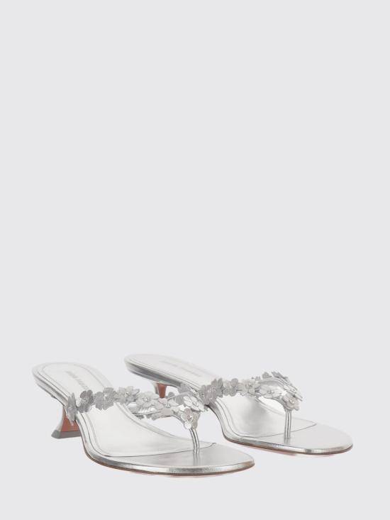 26SS 아미나 무아디 뮬/슬리퍼 JANISTHONG45 SILVERWHITE Silver - AMINA MUADDI