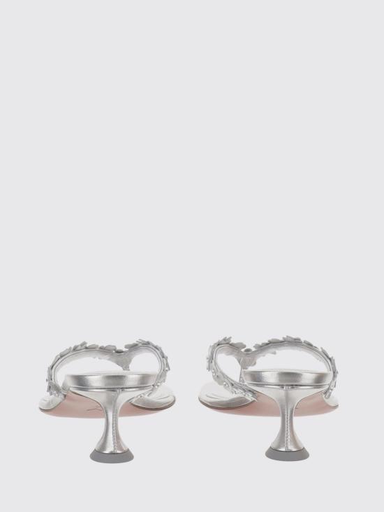 26SS 아미나 무아디 뮬/슬리퍼 JANISTHONG45 SILVERWHITE Silver - AMINA MUADDI