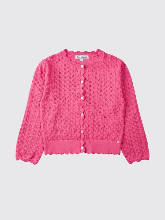 26SS [키즈] 타티네쇼콜라 가디건 CC18002 36 Pink