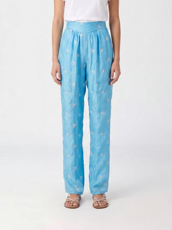 26SS 포르테포르테 스트레이트 팬츠 14869MYPANTS 5002 Gnawed Blue