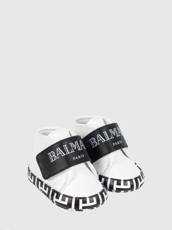 26SS [키즈] 발망 스니커즈 BY0546Y0051 100NE White - BALMAIN