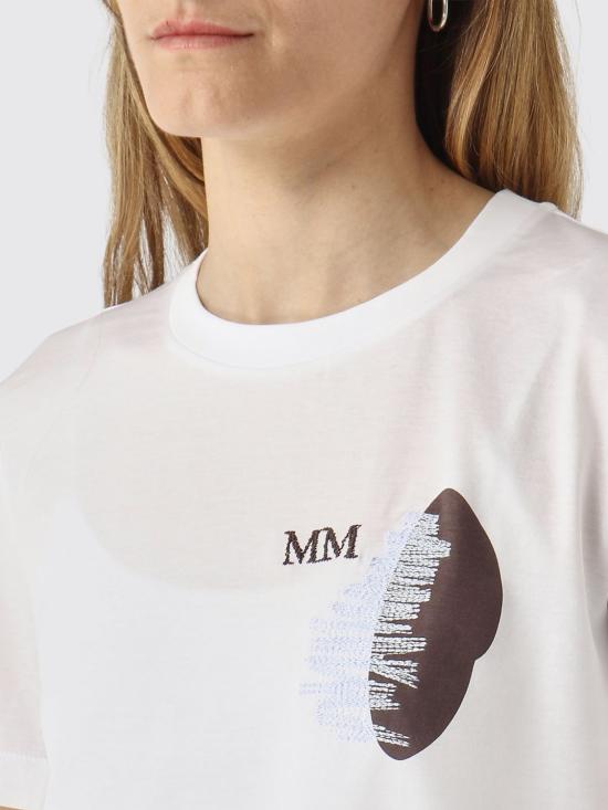 26SS 막스마라 반팔 티셔츠 2616941108600 011 White - MAX MARA