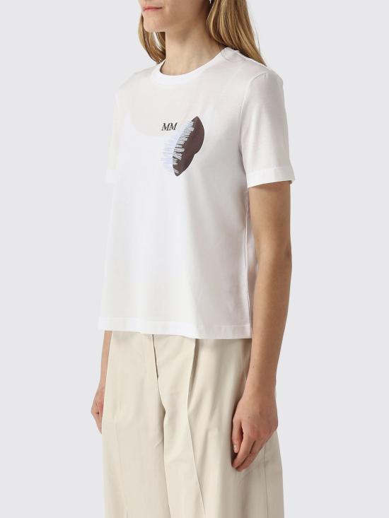 26SS 막스마라 반팔 티셔츠 2616941108600 011 White - MAX MARA