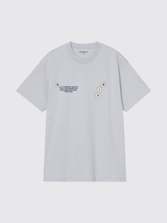 26SS 칼하트 WIP 숏슬리브 C 트립 티셔츠 I036233 1NKXX Grey - CARHARTT WIP