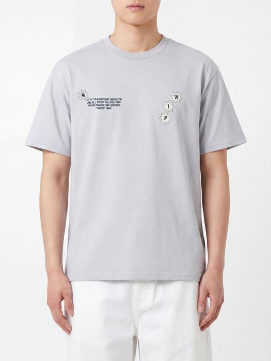 26SS 칼하트 WIP 숏슬리브 C 트립 티셔츠 I036233 1NKXX Grey