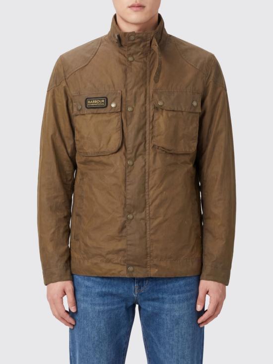 26SS 바버 바버 x 바라쿠타 타인 왁스 카 코트 MWX2455 SN31 Brown