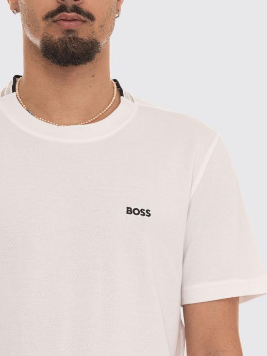 26SS 보스 반팔 티셔츠 50529941 100 White - BOSS