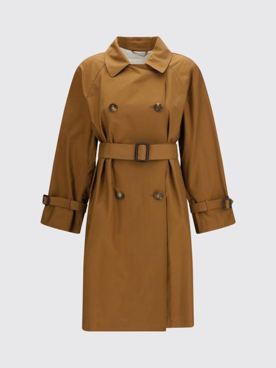 26SS 막스마라 더 큐브 트렌치 코트 2619021024600 020 Brown - MAXMARA THE CUBE