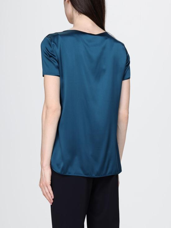 26SS 막스마라 반팔 티셔츠 2616111037600 002 Petroleum Blue - MAX MARA
