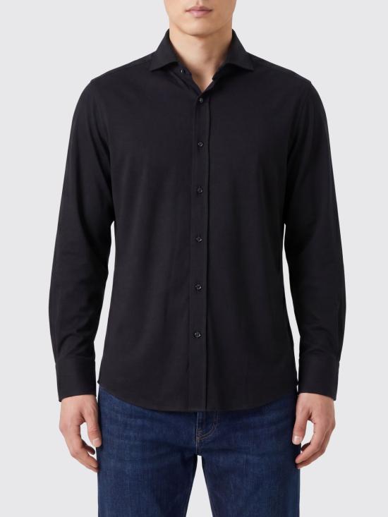 26SS 브루넬로 쿠치넬리 긴팔 셔츠 MH8766686 C101 Black