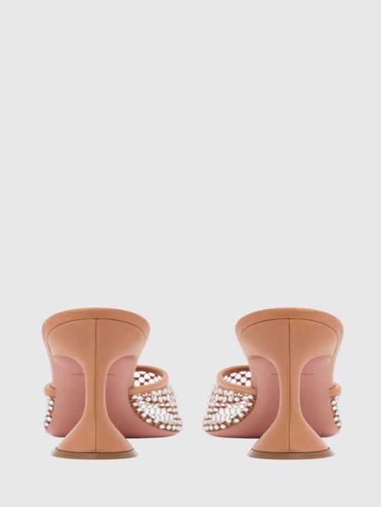 26SS 아미나 무아디 힐/펌프스 LUPITACRYSTALNETSLIPPER70 LATTEWHITE Milk - AMINA MUADDI