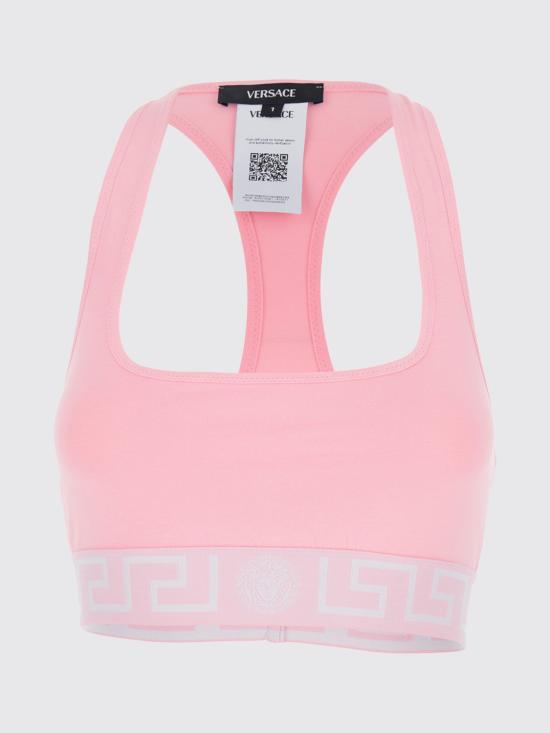 26SS 베르사체 트레이닝 티셔츠 AUD010391A10011 2P5E0 Pink - VERSACE