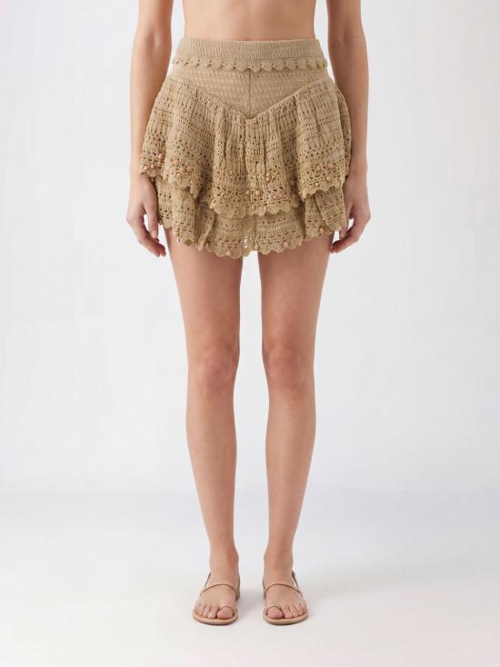 26SS 이자벨마랑 숏 스커트 SH0327FAD2L04I 90DT Sand