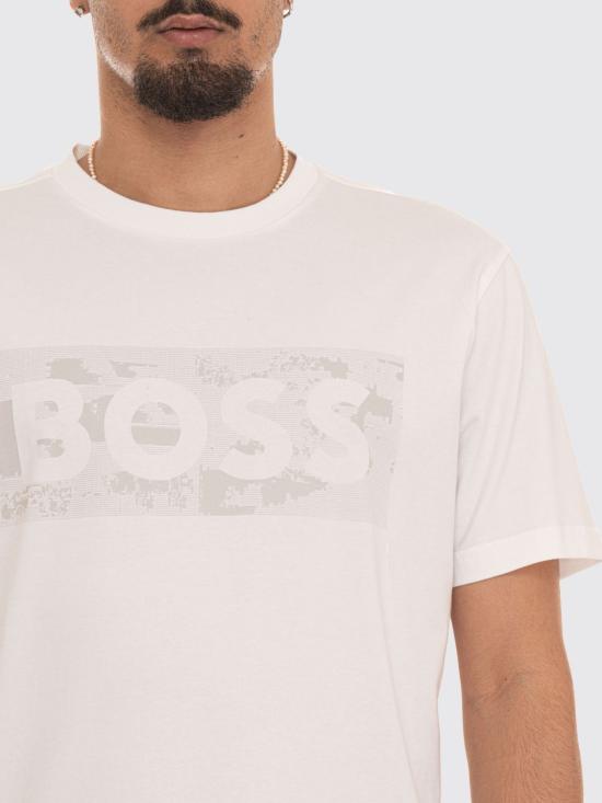26SS 보스 반팔 티셔츠 50559363 100 White - BOSS