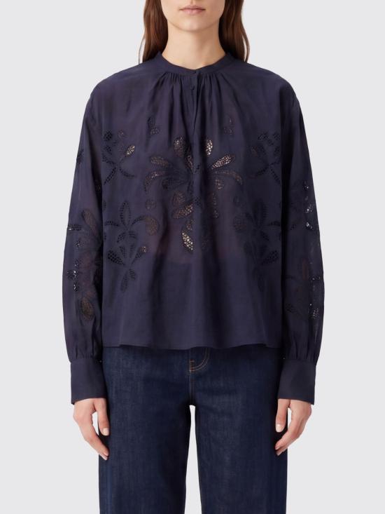 26SS 포르테포르테 블라우스 14599MYSHIRT 5023 Blue