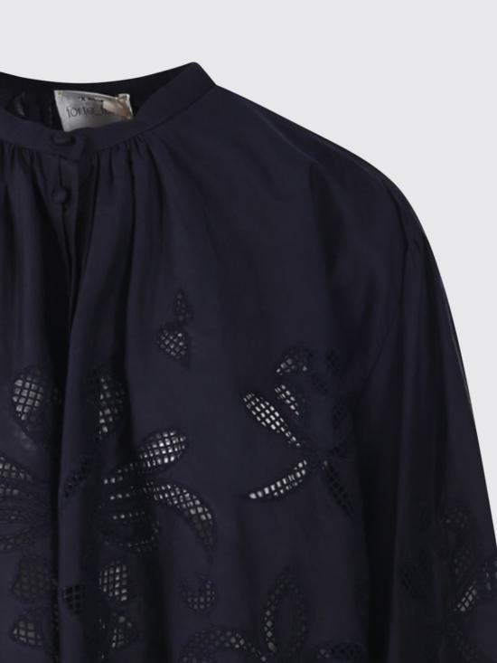 26SS 포르테포르테 블라우스 14599MYSHIRT 5023 Blue - FORTE FORTE